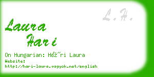 laura hari business card